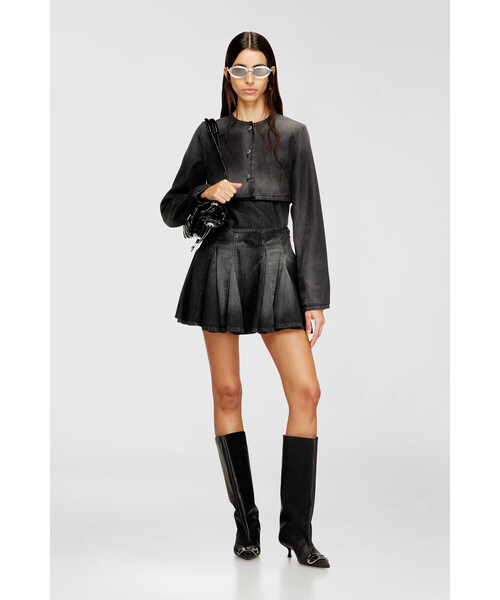 DIESEL(ディーゼル)の「ウィメンズ デニムジャケット DE-TERRI-S(デニムジャケット・レディース・ブラック系その他・X-SMALL/MEDIUM/SMALL)」の3枚目の写真