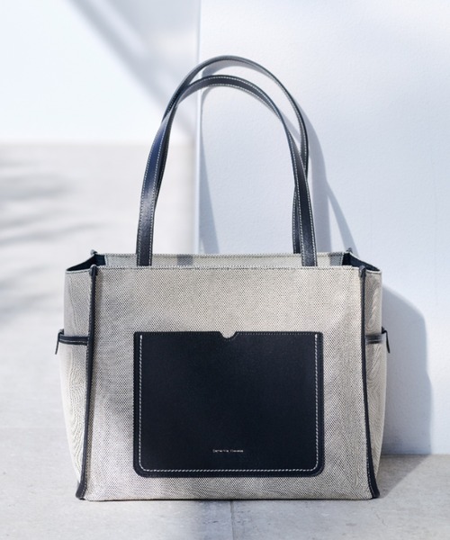 Samantha Thavasa(サマンサタバサ)の「シャンブレーマルチトートバッグ(トートバッグ・レディース・ブラック・FREE)」の1枚目の写真