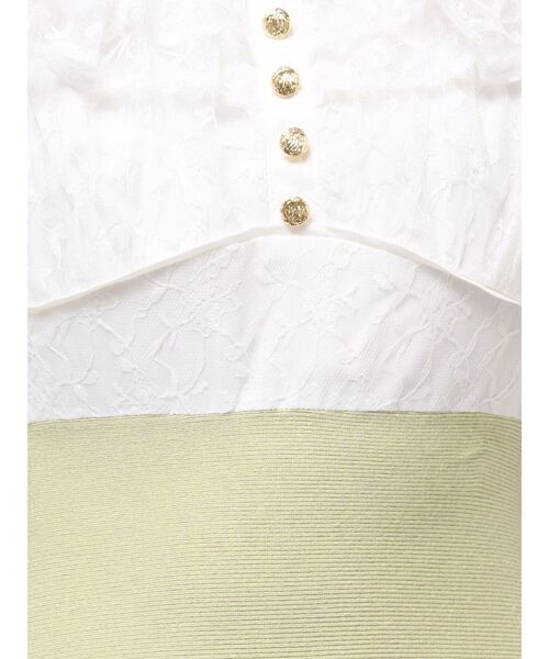 RESEXXY（リゼクシー）の「レースドッキングマーメイドニットワンピース（ワンピース・レディース・チャコールグレー/ベージュ/ミント・FREE）」の14枚目の写真