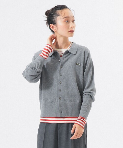 LACOSTE（ラコステ）の「【別注】LACOSTE / ポロ カーディガン