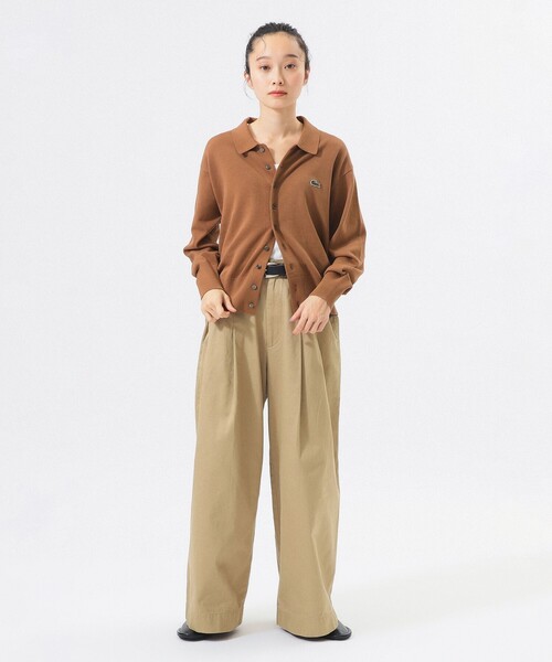 LACOSTE（ラコステ）の「【別注】LACOSTE / ポロ カーディガン（カーディガン/ボレロ・レディース・ブラウン系その他/ネイビー/グレー・38/36）」の19枚目の写真