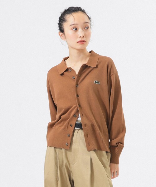 LACOSTE（ラコステ）の「【別注】LACOSTE / ポロ カーディガン（カーディガン/ボレロ・レディース・ブラウン系その他/ネイビー/グレー・38/36）」の18枚目の写真