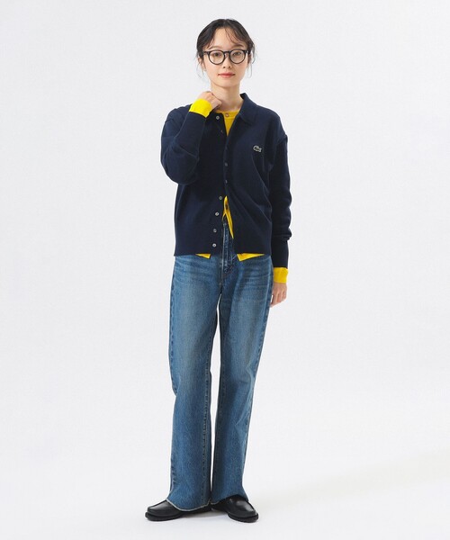 LACOSTE（ラコステ）の「【別注】LACOSTE / ポロ カーディガン（カーディガン/ボレロ・レディース・ブラウン系その他/ネイビー/グレー・38/36）」の17枚目の写真