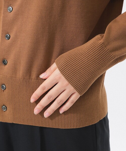 LACOSTE（ラコステ）の「【別注】LACOSTE / ポロ カーディガン（カーディガン/ボレロ・レディース・ブラウン系その他/ネイビー/グレー・38/36）」の7枚目の写真