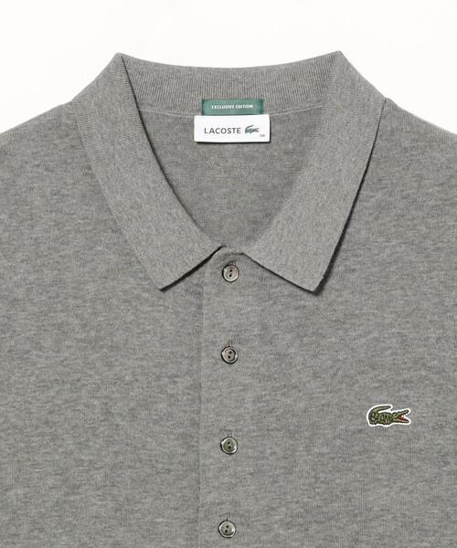 LACOSTE（ラコステ）の「【別注】LACOSTE / ポロ カーディガン（カーディガン/ボレロ・レディース・ブラウン系その他/ネイビー/グレー・38/36）」の5枚目の写真