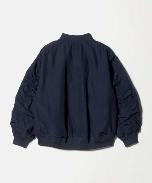 green label relaxing（グリーンレーベルリラクシング）の「コクーン MA-1（MA-1・レディース・モカ/ネイビー・38/36）」の16枚目の写真