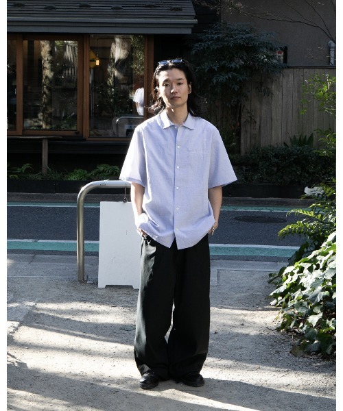 APPLEBUM(アップルバム)の「Pin Stripe Wide Military Pants(その他パンツ・メンズ・ブラック・MEDIUM/LARGE/X-LARGE)」の16枚目の写真