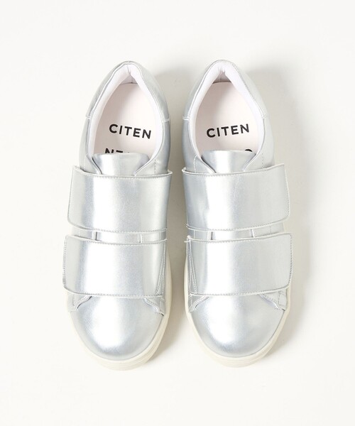 CITEN（シテン）の「＜CITEN＞ラバーベルトスニーカー（その他シューズ・レディース・ホワイト/ブラック/シルバー・M/L/S）」の6枚目の写真