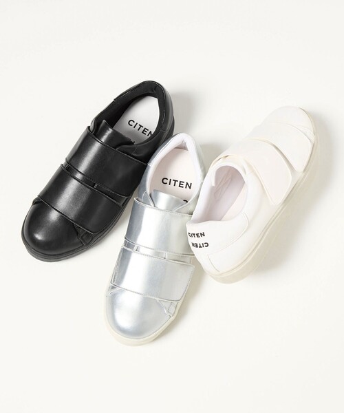 CITEN（シテン）の「＜CITEN＞ラバーベルトスニーカー（その他シューズ・レディース・ホワイト/ブラック/シルバー・M/L/S）」の21枚目の写真