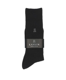 LANVIN collection（ランバン コレクション）の「LANVIN  COLLECTION 消臭加工 アーチサポート ワンポイント リブソックス 02412075（ソックス/靴下）」