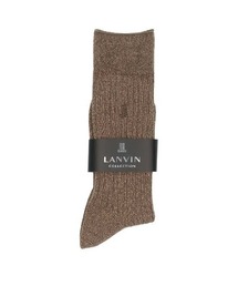 LANVIN collection（ランバン コレクション）の「LANVIN  COLLECTION 消臭加工 アーチサポート ワンポイント リブソックス 02412075（ソックス/靴下）」