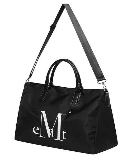 MUCENT(ムセント)の「◇MUCENT◇ブランド直輸入正規品/KAEL SIGNATURE LOGO GYM BOSTON DUFFLE BAG カエルシグネチャーロゴジムボストンダッフルバッグ 男女兼用ミニバッグ付き(ボストンバッグ・レディース・ブラック・FREE)」の3枚目の写真