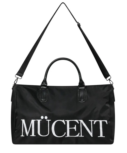 MUCENT(ムセント)の「◇MUCENT◇ブランド直輸入正規品/KAEL SIGNATURE LOGO GYM BOSTON DUFFLE BAG カエルシグネチャーロゴジムボストンダッフルバッグ 男女兼用ミニバッグ付き(ボストンバッグ・レディース・ブラック・FREE)」の4枚目の写真