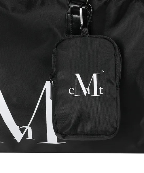 MUCENT(ムセント)の「◇MUCENT◇ブランド直輸入正規品/KAEL SIGNATURE LOGO GYM BOSTON DUFFLE BAG カエルシグネチャーロゴジムボストンダッフルバッグ 男女兼用ミニバッグ付き(ボストンバッグ・レディース・ブラック・FREE)」の6枚目の写真