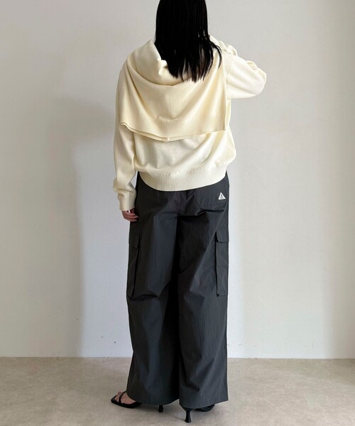 fredy emue（フレディエミュ）の「【GEVACO/ゲバコ】カーゴパンツ（カーゴパンツ・レディース・チャコールグレー/ベージュ/カーキ・38）」の4枚目の写真