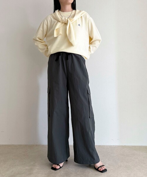 fredy emue（フレディエミュ）の「【GEVACO/ゲバコ】カーゴパンツ（カーゴパンツ・レディース・チャコールグレー/ベージュ/カーキ・38）」の5枚目の写真