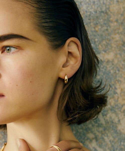 TEN.(テン)の「【新作】18KGP ポルカピアス (CZ)(ピアス(両耳用)・レディース・ゴールド・FREE)」の3枚目の写真