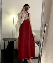 I.O.E（アイオイ）の「ウールブレンド サロペット ジャンプスーツ（サロペット/オーバーオール）」