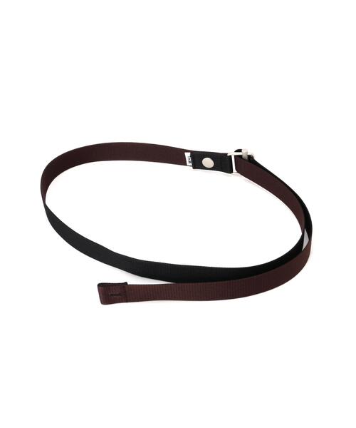 MHL.（エムエイチエル）の「CONTRAST WEBBING BELT（ベルト・レディース・ブラック・FREE）」の5枚目の写真