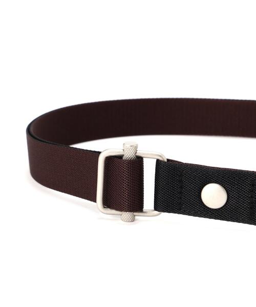 MHL.（エムエイチエル）の「CONTRAST WEBBING BELT（ベルト・レディース・ブラック・FREE）」の4枚目の写真