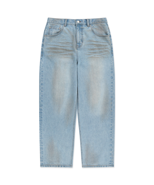 LMCの「DIRTY WASHED DENIM PANTS light blue(デニムパンツ・メンズ・その他・LARGE/MEDIUM/SMALL)」の1枚目の写真