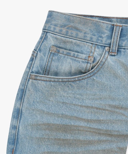 LMCの「DIRTY WASHED DENIM PANTS light blue(デニムパンツ・メンズ・その他・LARGE/MEDIUM/SMALL)」の15枚目の写真