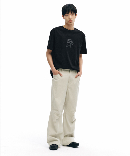 INTEMPOMOOD(インテンポムード)の「ダートディテールフレアパンツ_サンドベージュ(その他パンツ・メンズ・サンドベージュ・MEDIUM/LARGE/X-LARGE)」の13枚目の写真