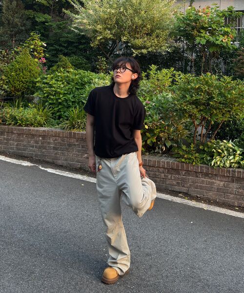 INTEMPOMOOD(インテンポムード)の「ダートディテールフレアパンツ_サンドベージュ(その他パンツ・メンズ・サンドベージュ・MEDIUM/LARGE/X-LARGE)」の7枚目の写真