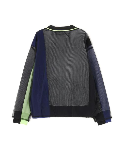 AULA AILA(アウラアイラ)の「AULA AILA(アウラ アイラ)別注チュールレイヤードカーディガン(カーディガン/ボレロ・レディース・ブラック/モスグリーン・F)」の5枚目の写真