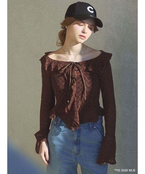 LAGUNAMOON(ラグナムーン)の「【MLB×NewEra×LAGUNAMOON】CAP(キャップ・レディース・ブラック・FREE)」の5枚目の写真