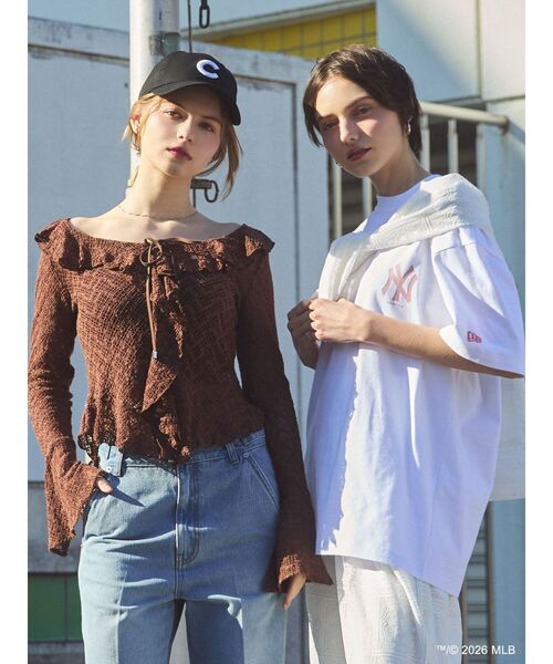 LAGUNAMOON(ラグナムーン)の「【MLB×NewEra×LAGUNAMOON】CAP(キャップ・レディース・ブラック・FREE)」の8枚目の写真