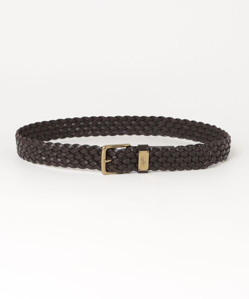 POLO RALPH LAUREN(ポロ ラルフ ローレン)の「ブレーデッド レザー ベルト(ベルト・メンズ・ブラウン系・32/34)」の3枚目の写真