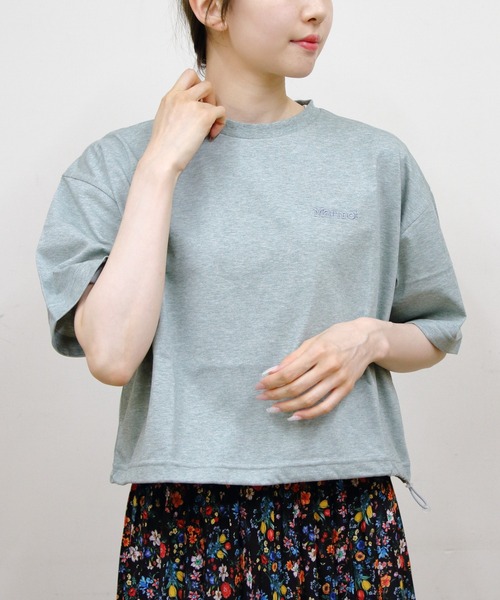 MARMOT（マーモット）の「Marmot/マーモット　クロップドコードTEE　Cropped Cord T-Shirts（Tシャツ/カットソー・レディース・ホワイト/ブラック/グリーン・M）」の20枚目の写真