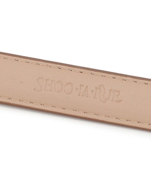 SHOO・LA・RUE(シューラルー)の「シンプルベルト(ベルト・レディース・ダークブラウン/ブラック/アイボリー/ベージュ・00)」の8枚目の写真