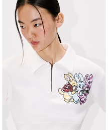 KENZO（ケンゾー）の「'KENZO Cartoon' エンブロイダリー クロップド ポロ スウェット イン コットン（スウェット）」