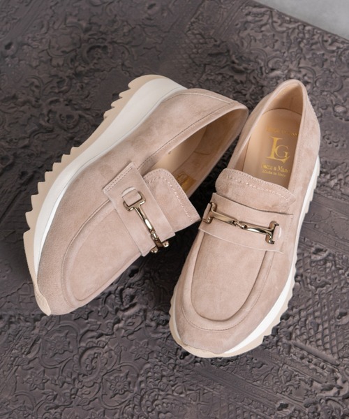 inter-chaussures(インターショシュール)の「【Luca Grossi】EVAソールビットローファー(L61604)(ローファー・レディース・ホワイト/ベージュ系その他・38/37/36)」の2枚目の写真