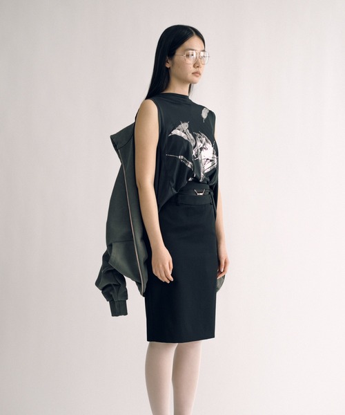 KEISUKEYOSHIDA(ケイスケヨシダ)の「Parka (sleeveless lining)(パーカー・レディース・グレー/ブラック・FREE)」の4枚目の写真