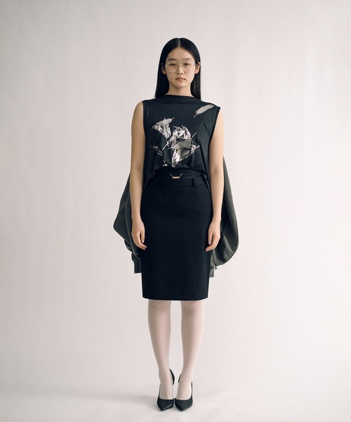 KEISUKEYOSHIDA(ケイスケヨシダ)の「Parka (sleeveless lining)(パーカー・レディース・グレー/ブラック・FREE)」の9枚目の写真
