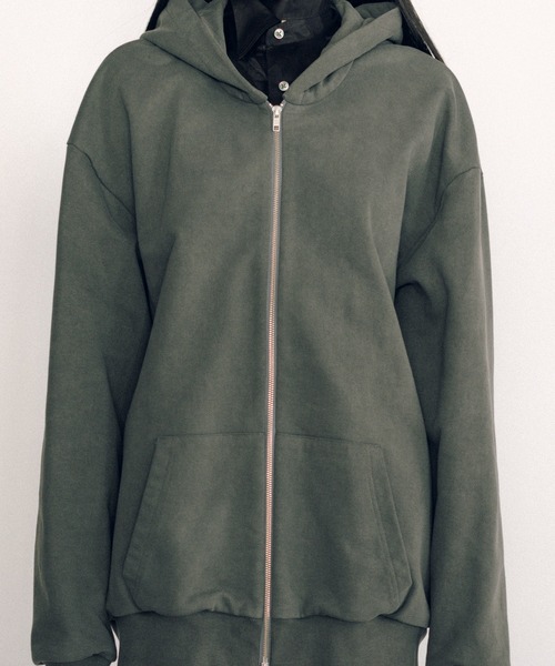 KEISUKEYOSHIDA(ケイスケヨシダ)の「Parka (sleeveless lining)(パーカー・レディース・グレー/ブラック・FREE)」の14枚目の写真