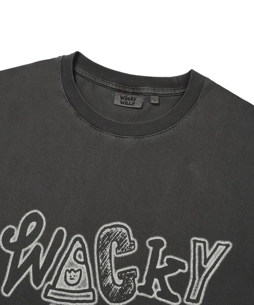 Wacky WiLLy(ワッキーウィリー)の「PIGMENT WASHED LONG SLEEVE(Tシャツ/カットソー・メンズ・チャコールグレー・LARGE/MEDIUM/SMALL)」の3枚目の写真