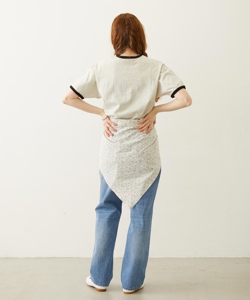 MILKFED.（ミルクフェド）の「FLORAL CAMISOLE DRESS（ワンピース・レディース・ブラック/ライトブルー/ホワイト・ONE SIZE）」の14枚目の写真