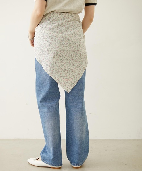 MILKFED.（ミルクフェド）の「FLORAL CAMISOLE DRESS（ワンピース・レディース・ブラック/ライトブルー/ホワイト・ONE SIZE）」の20枚目の写真