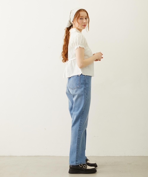 MILKFED.（ミルクフェド）の「FLORAL CAMISOLE DRESS（ワンピース・レディース・ブラック/ライトブルー/ホワイト・ONE SIZE）」の22枚目の写真