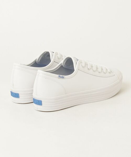 Keds（ケッズ）の「Keds ケッズ トリプル キック レザー ホワイト（スニーカー・レディース・ホワイト・25.0cm/24.5cm/24.0cm/23.5cm/23.0cm/22.5cm）」の8枚目の写真