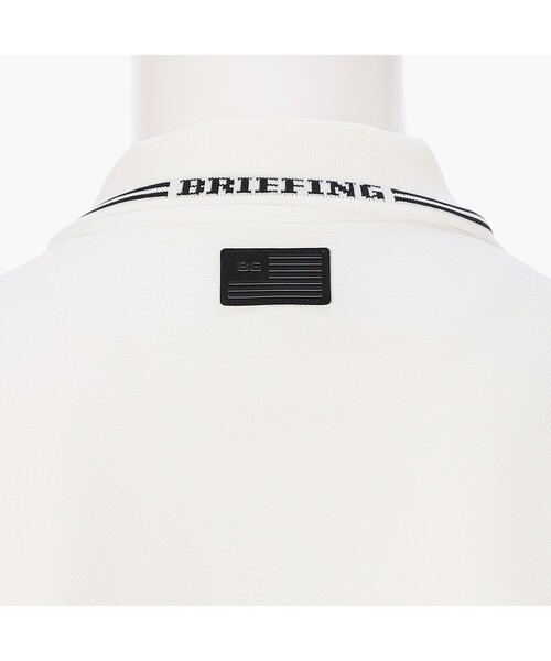 BRIEFING（ブリーフィング）の「【BRIEFING GOLF／ブリーフィングゴルフ】MEN’S MESH MINI LINE POLO（Tシャツ/カットソー・メンズ・ネイビー/ホワイト/ブラック/グレー・L/M/XL）」の6枚目の写真
