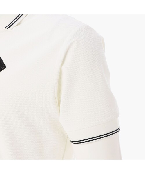 BRIEFING（ブリーフィング）の「【BRIEFING GOLF／ブリーフィングゴルフ】MEN’S MESH MINI LINE POLO（Tシャツ/カットソー・メンズ・ネイビー/ホワイト/ブラック/グレー・L/M/XL）」の10枚目の写真