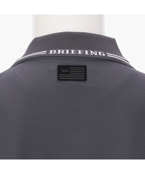 BRIEFING（ブリーフィング）の「【BRIEFING GOLF／ブリーフィングゴルフ】MEN’S MESH MINI LINE POLO（Tシャツ/カットソー・メンズ・ネイビー/ホワイト/ブラック/グレー・L/M/XL）」の15枚目の写真