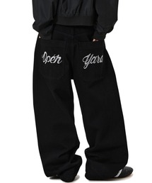 OY（オーワイ）の「『OY/オーワイ』SCRIPTED WIDE VOLUME PANTS/スクリプテッドワイドボリューム パンツ（デニムパンツ）」