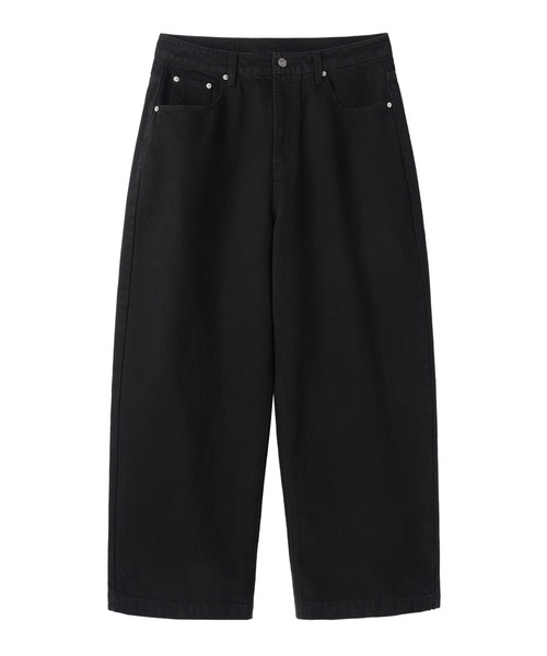 OY(オーワイ)の「『OY/オーワイ』SCRIPTED WIDE VOLUME PANTS/スクリプテッドワイドボリューム パンツ(デニムパンツ・メンズ・ブラック・L/M/S)」の10枚目の写真