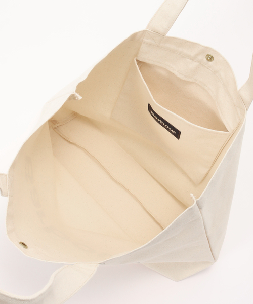 Barbour（バブアー）の「Barbour/バブアー logo tote bag UBA0733（トートバッグ・レディース・アイボリー・FREE）」の5枚目の写真